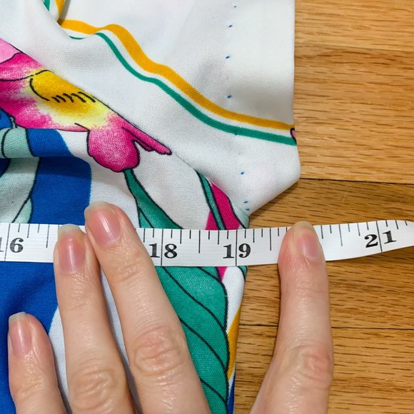 Vintage Hilo Hatties Hawaiian Floral House Dress Tropical Aloha, Size Small - Picture 6 of 11